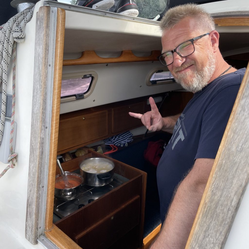 Der Smutje ist fertig und es …